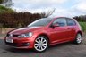 USED 2013 13 VOLKSWAGEN GOLF 1.4 GT TSI ACT BLUEMOTION TECHNOLOGY 3d 138 BHP FULL SERVICE HISTORY, HEATED SEATS, FRONT & REAR PARKING SENSORS, SAT NAV, CRUISE CONTROL & BLUETOOTH TELEPHONE