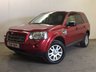 USED 2010 10 LAND ROVER FREELANDER 2 2.2 TD4 E XS 5d 159 BHP SAT NAV LEATHER PRIVACY 4WD. SATELLITE NAVIGATION. STUNNING RED MET WITH PART BLACK LEATHER TRIM. HEATED SEATS. CRUISE CONTROL. 17 INCH ALLOYS. COLOUR CODED TRIMS. PRIVACY GLASS. PARKING SENSORS. BLUETOOTH PREP. CLIMATE CONTROL. TRIP COMPUTER. R/CD/MP3 PLAYER. 6 SPEED MANUAL. MFSW. TOWBAR. MOT 03/18. ONE PREV OWNER. SERVICE HISTORY. PRISTINE CONDITION. FCA FINANCE APPROVED DEALER. TEL 01937 849492