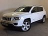 USED 2012 62 JEEP COMPASS 2.4 LIMITED 5d AUTO 168 BHP 4WD LEATHER PRIVACY FACELIFT MODEL 4WD. STUNNING WHITE WITH FULL BLACK LEATHER TRIM. ELECTRIC HEATED SEATS. CRUISE CONTROL. 18 INCH ALLOYS. COLOUR CODED TRIMS. PRIVACY GLASS. BLUETOOTH PREP. CLIMATE CONTROL. TRIP COMPUTER. R/CD PLAYER. MFSW. MOT 02/18. ONE PREV OWNER. FULL SERVICE HISTORY. PRISTINE CONDITION. FCA FINANCE APPROVED DEALER. TEL 01937 849492.