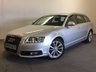 USED 2009 09 AUDI A6 2.0 TDI SE 5d AUTO 134 BHP SAT NAV LEATHER PDC ONE OWNER FSH SATELLITE NAVIGATION. STUNNING SILVER MET WITH FULL BLACK LEATHER TRIM. ELECTRIC HEATED SEATS. CRUISE CONTROL. 18 INCH ALLOYS. COLOUR CODED TRIMS. PARKING SENSORS. ELECTRIC TAILGATE. BLUETOOTH PREP. CLIMATE CONTROL. BOSE SOUND SYSTEM. PADDLESHIFT AUTO. MFSW. MOT 06/18. ONE OWNER FROM NEW. FULL DEALER SERVICE HISTORY. DOCUMENTED CAMBELT CHANGE. PRISTINE CONDITION. FCA FINANCE APPROVED DEALER. TEL 01937 849492