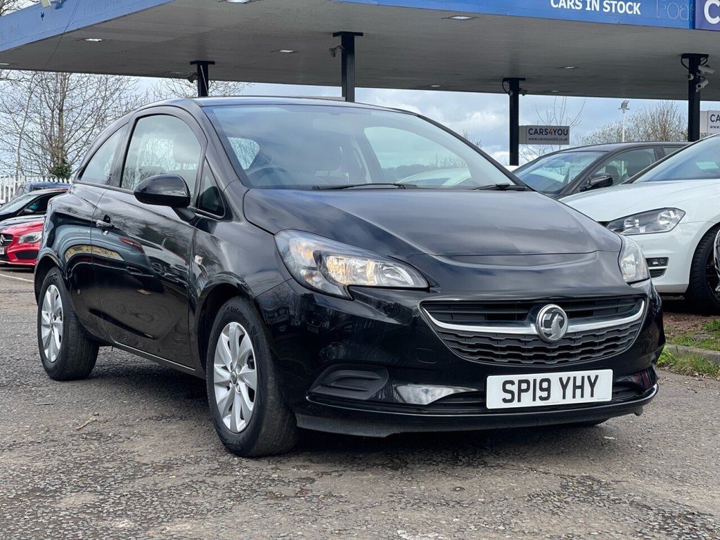 Black Vauxhall Corsa