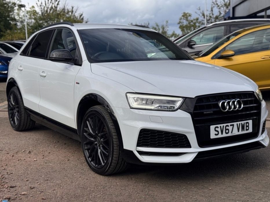 A White Audi A3