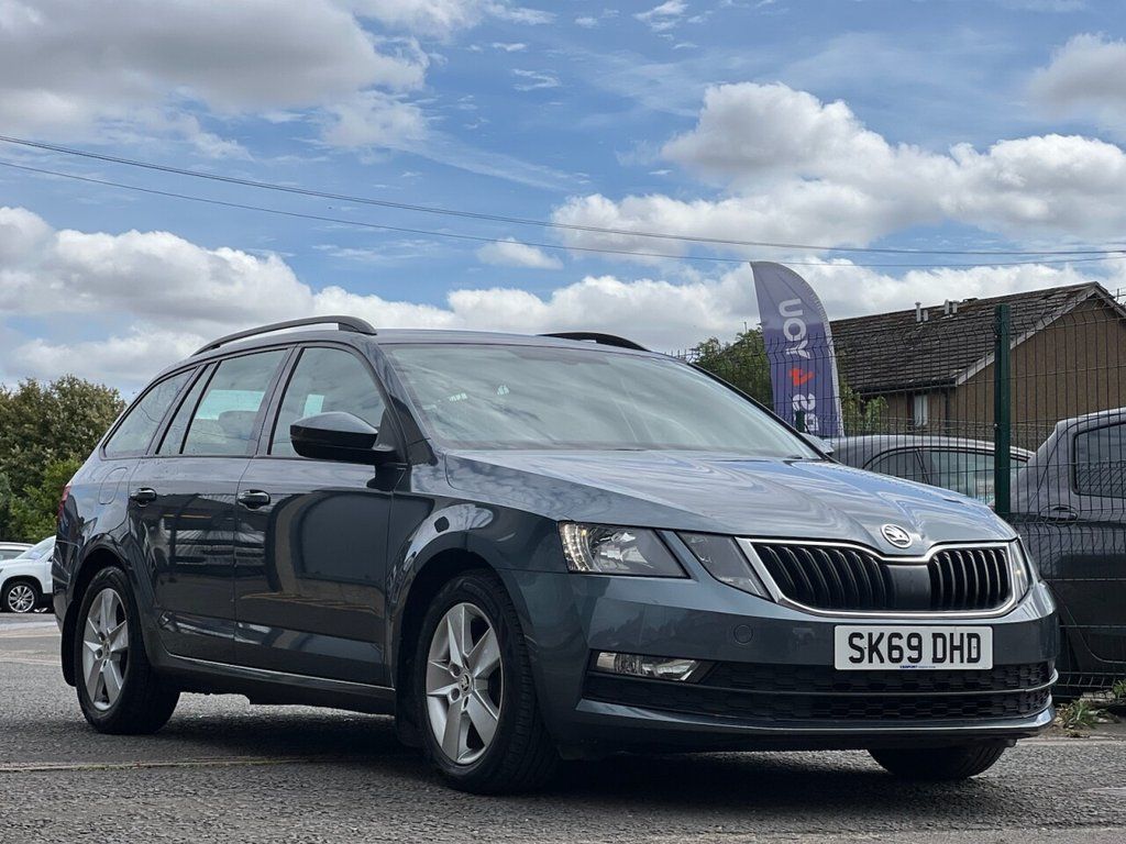 Skoda Octavia Estate parked outside Cars 4 You Ltd