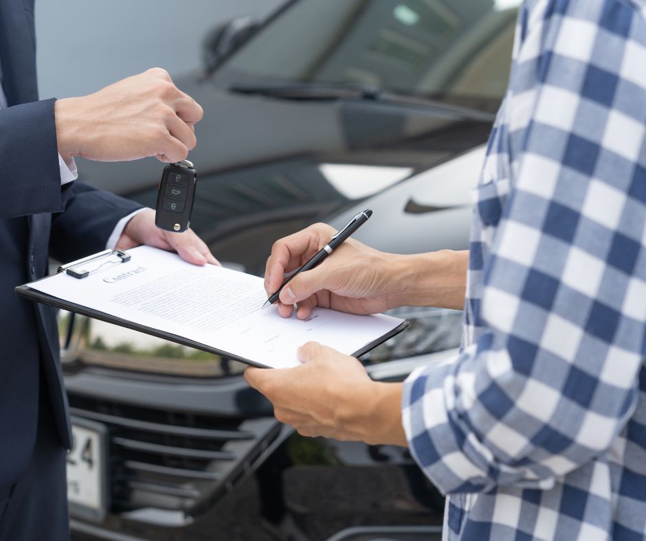 car finance document