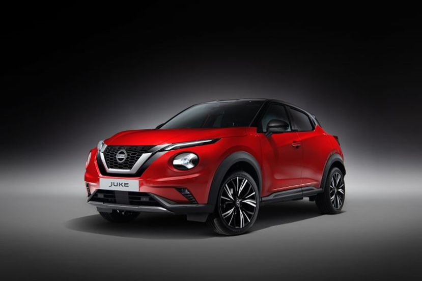 A Red Nissan Juke