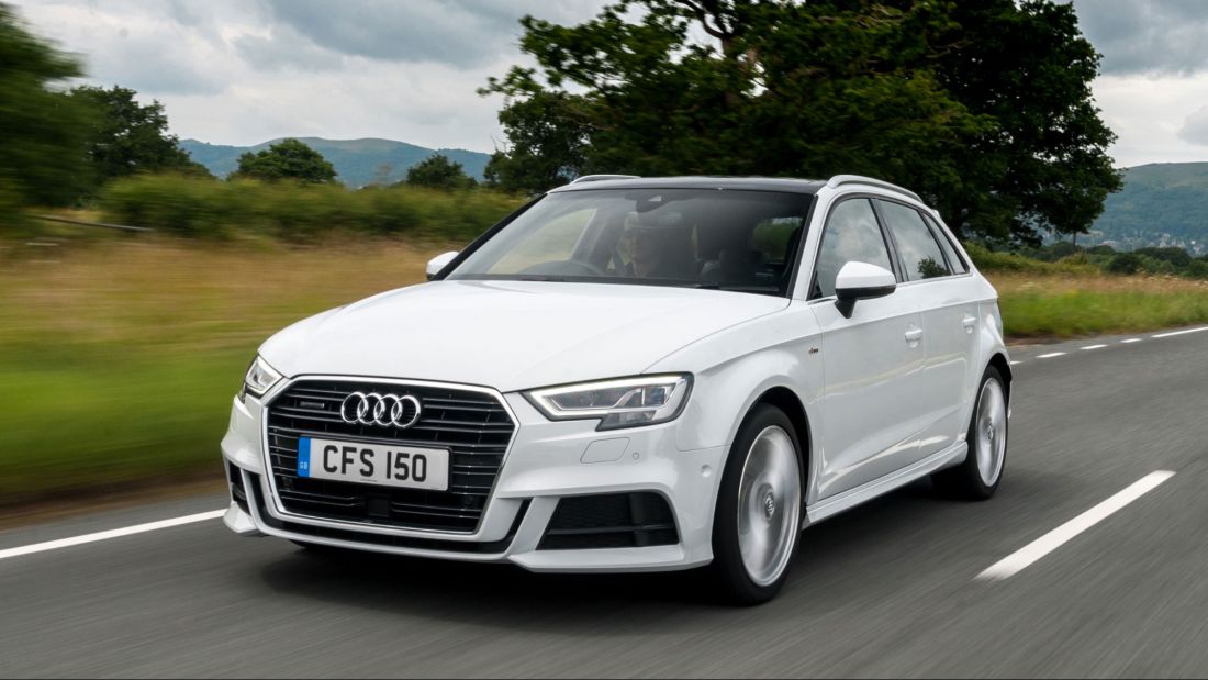 White Audi A3