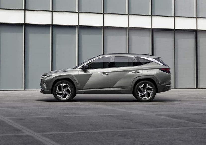 A Grey Hyundai Tucson