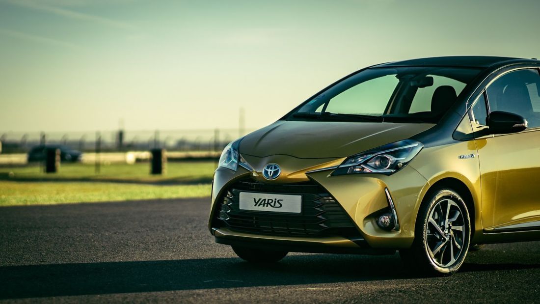Gold Toyota Yaris