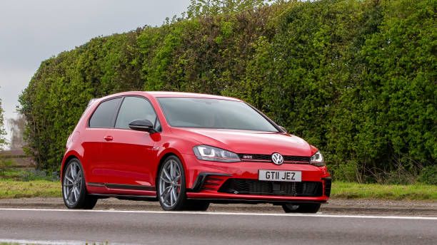 Red Volkswagen Golf