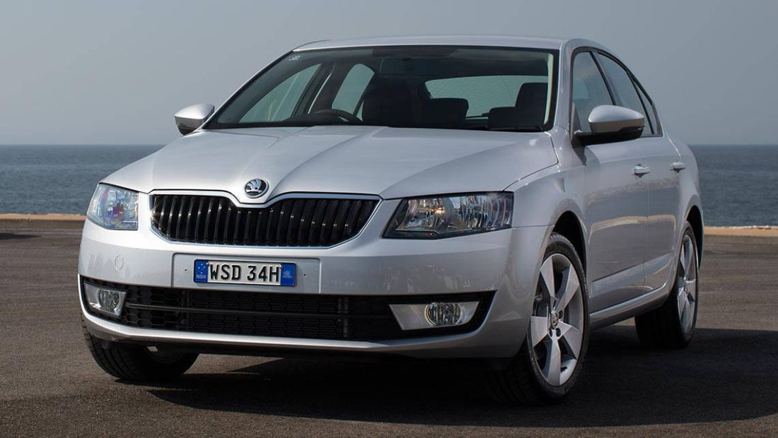 Grey Skoda Octavia