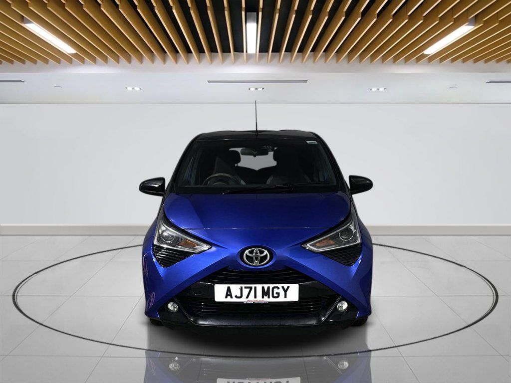 Blue Toyota Aygo