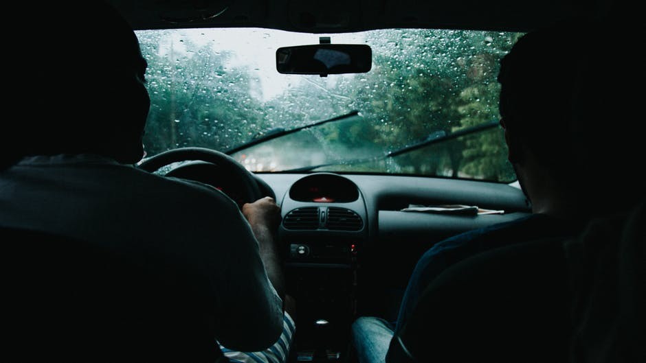 driving in heavy rain