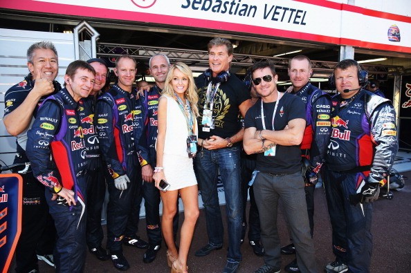 David Hasselhoff at F1
