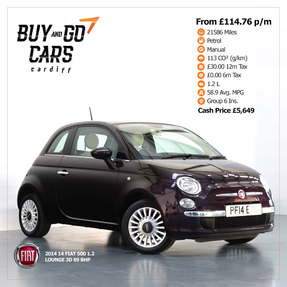 Fiat 500 on sale for Black Friday Week