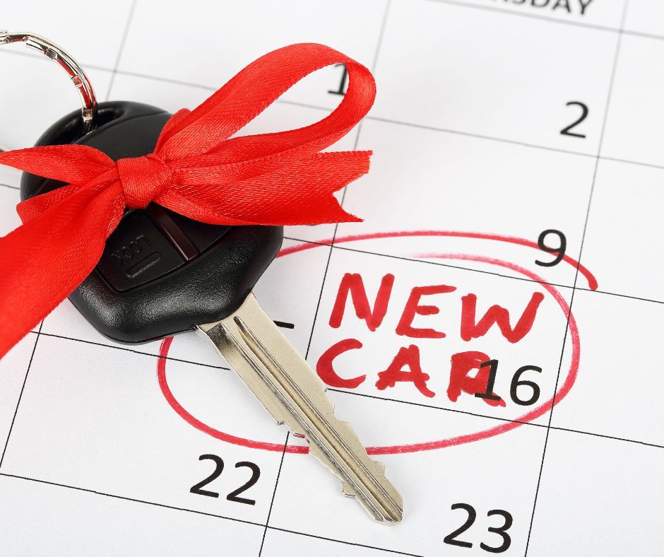 new car in calendar