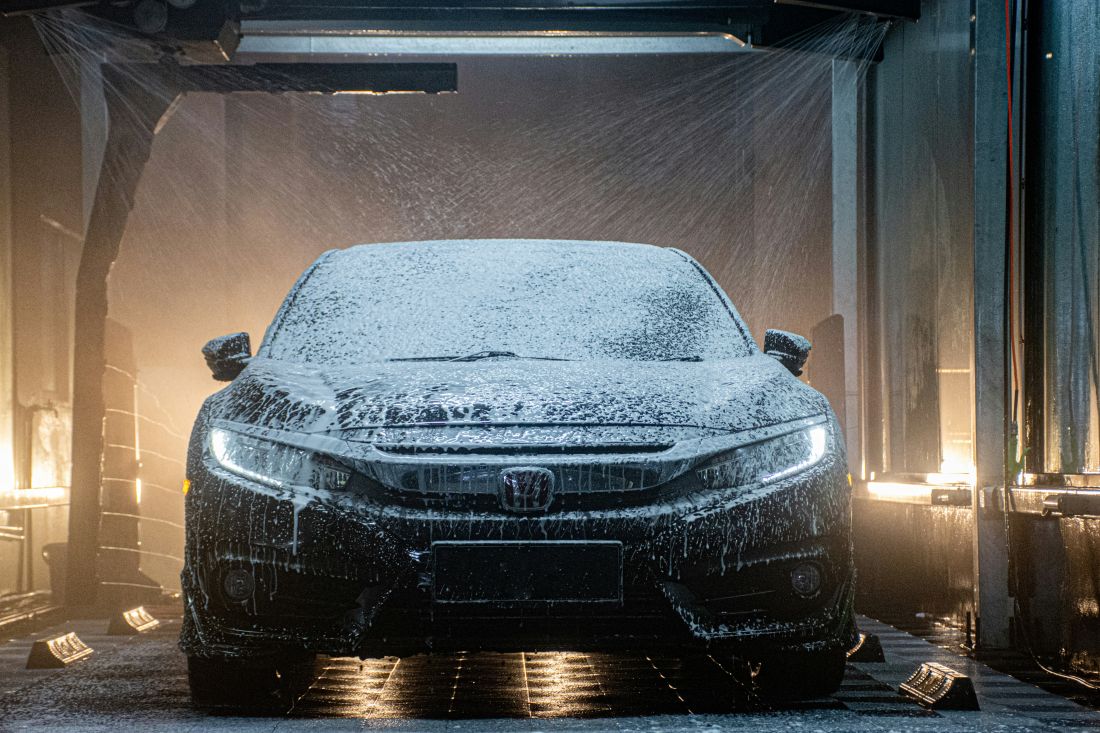 car in car wash