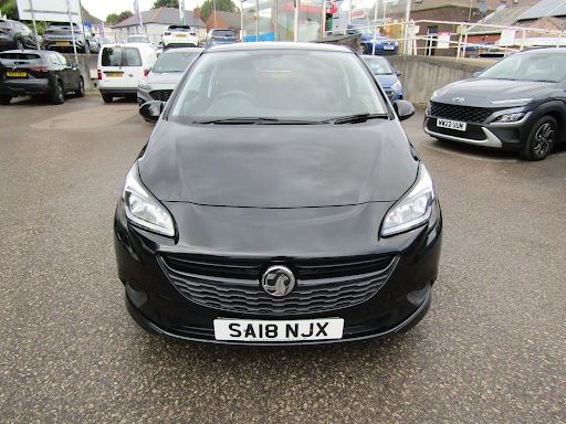 Black Vauxhall Corsa