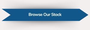 Blue ribbon style button with the text " Browse Our Stock "