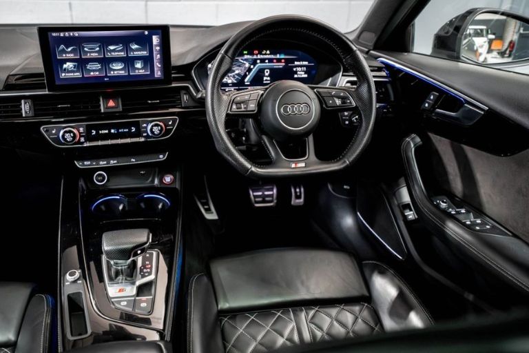 Audi automatic car interior.