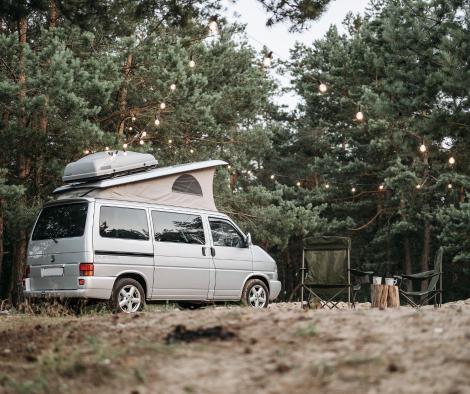 Campervan and camping chairs 