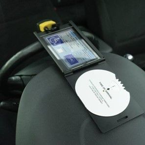 Lockable Disabled Badge Holder and Timer Wallet