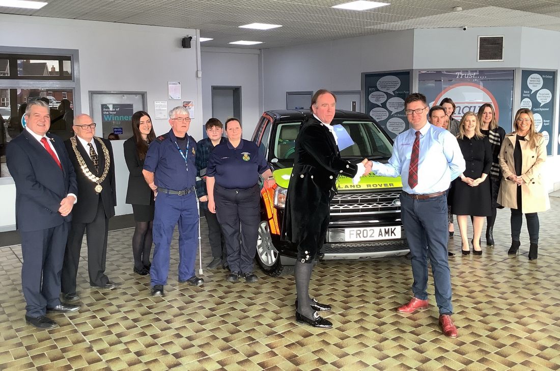 We donated Uttoxeter's first Community First Responder Vehicle 