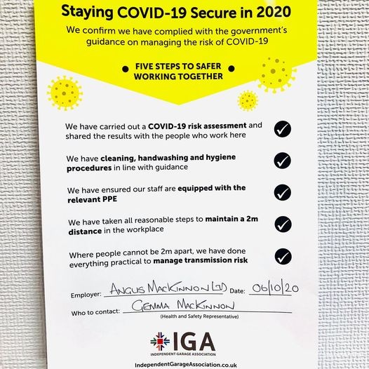 Staying COVID-19 Secure in 2020
