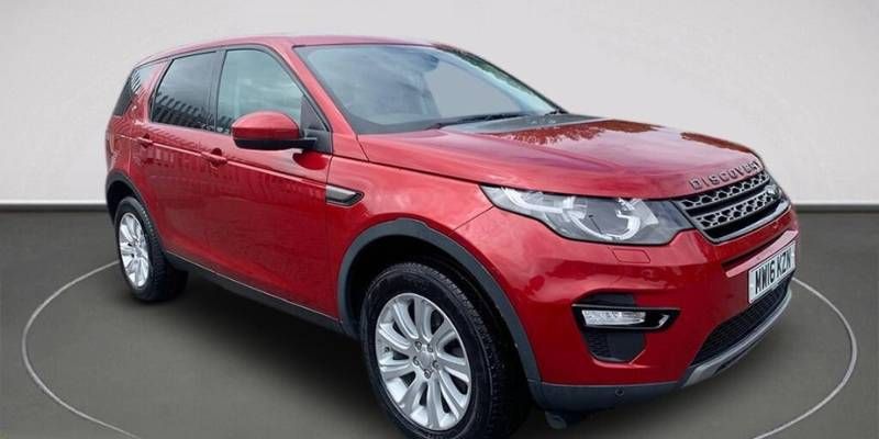 Red Land Rover Discovery Sport