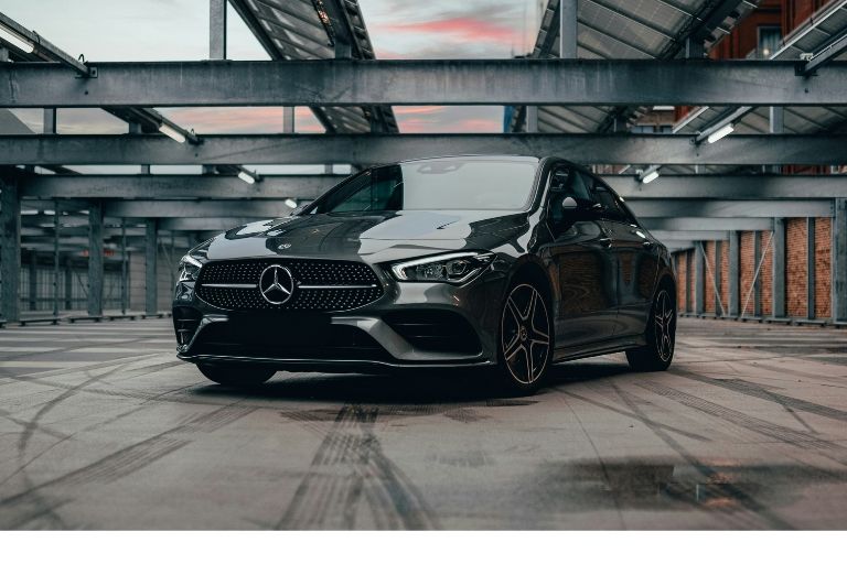 grey mercedes e-class