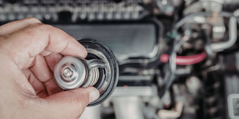 A person holds a shiny car engine valve, showcasing its intricate design and metallic finish.