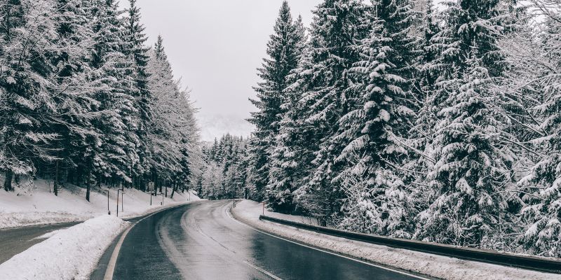 winter road