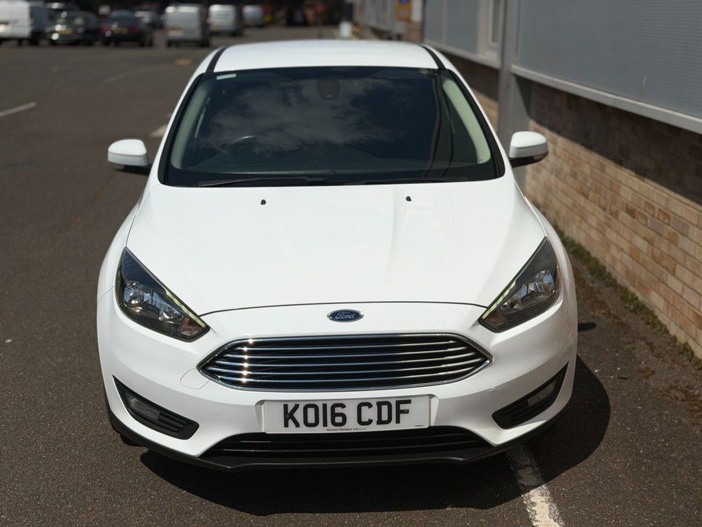White 16-Plate Ford Focus for sale at Mersea Cars Colchester Essex