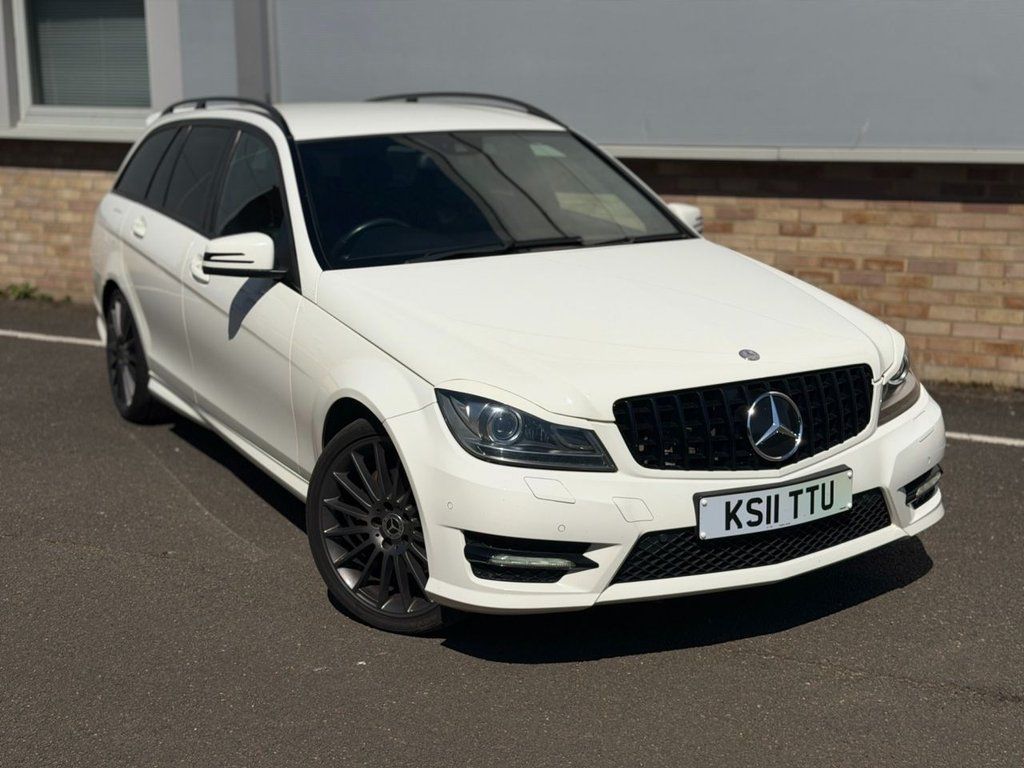 White Mercedes C350 Edition 125 Estate for sale at MCS Performance Colchester