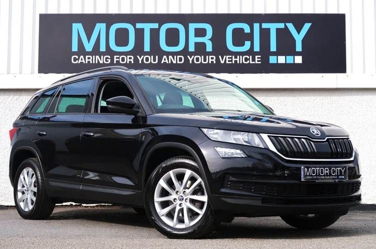 A used Skoda Kodiaq showcasing a sleek design and modern features