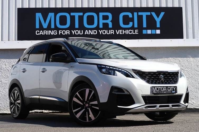 The Peugeot 3008 - a five-door sport automatic vehicle, showcasing a sleek design and modern features.