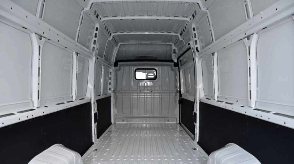 Inside a Large Van