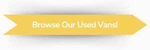 Yellow ribbon banner with the text 'Browse Our Used Vans!' in white font.