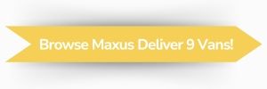 Yellow ribbon banner with the text 'Browse Maxus Deliver 9 Vans!' in white font.