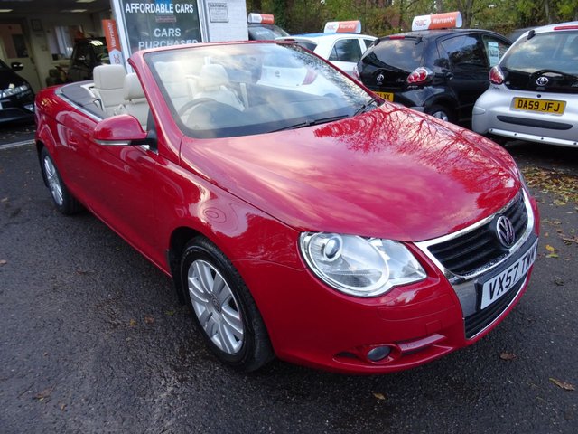 2007 57 Volkswagen Eos 2.0 TDI CONVERTIBLE 2d 138 BHP