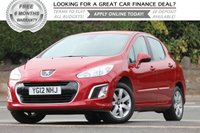 USED 2012 12 PEUGEOT 308 1.6 HDi Active 5dr +++ FREE 6 months Autoguard Warranty included in screen price +++