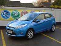 USED 2010 10 FORD FIESTA 1.2 ZETEC 5d 81 BHP Mot Nov 17, Service History and Only 29,000 Miles