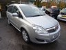 USED 2011 11 VAUXHALL ZAFIRA 1.8 DESIGN 5d 138 BHP 7 SEATER 7 Seater, Just Serviced, Two Previous Owners, MOT until June 2017