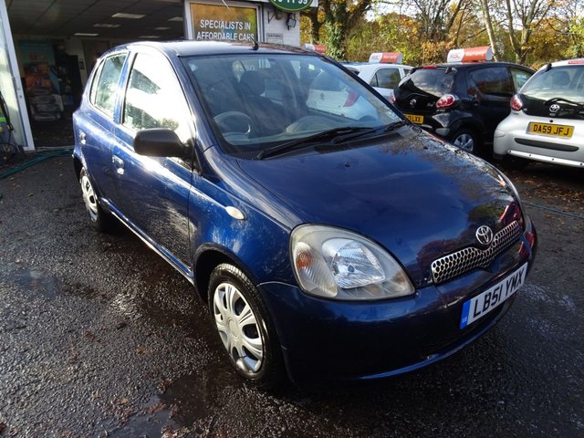 2002 51 Toyota Yaris 1.0 GS VVT-I 5d 64 BHP