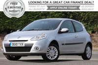 USED 2010 10 RENAULT CLIO 1.1 I-MUSIC 16V 3d 74 BHP +++ FREE 6 months Autoguard Warranty included in screen price +++