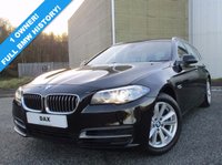 USED 2013 63 BMW 5 SERIES 2.0 520D SE TOURING 5d AUTO 181 BHP FBMWSH! PRO NAV! 1 OWNER!