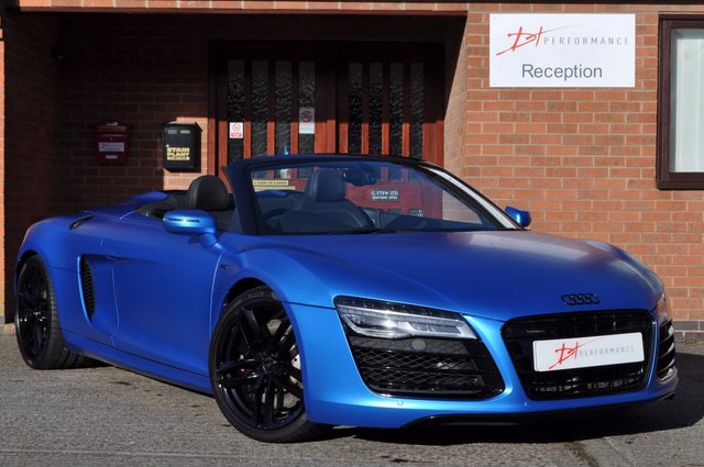 2014 64 Audi R8 5.2 SPYDER V10 QUATTRO 2d AUTO 518 BHP