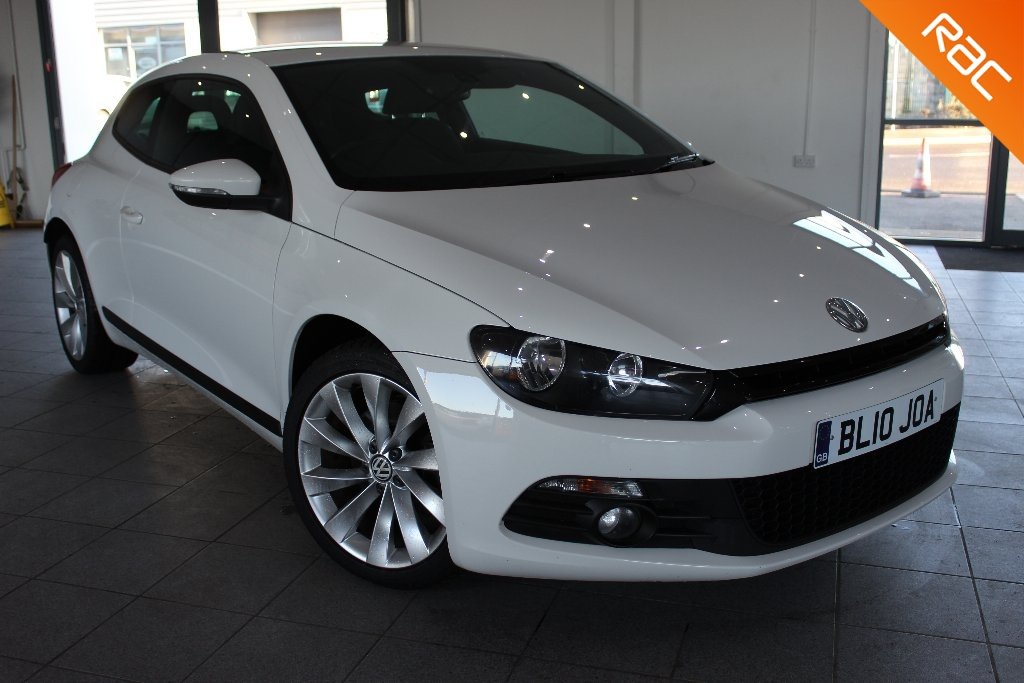 USED 2010 10 VOLKSWAGEN SCIROCCO 2.0 GT 3d 211 BHP ***CANDY WHITE***