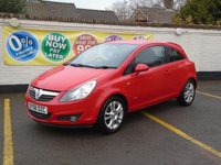 USED 2008 58 VAUXHALL CORSA 1.2 SXI A/C 16V 3d 80 BHP 