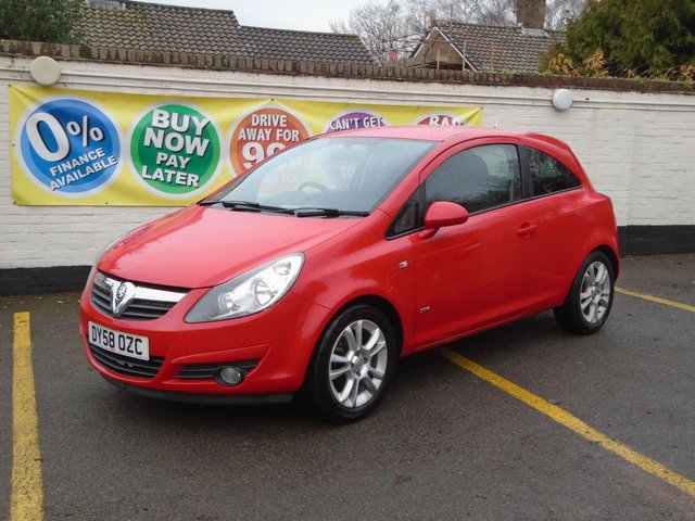 2008 58 Vauxhall Corsa 1.2 SXI A/C 16V 3d 80 BHP