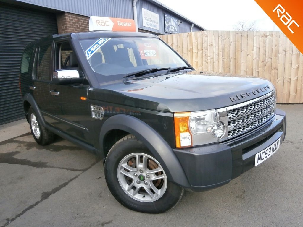 USED 2007 07 LAND ROVER DISCOVERY 2.7 3 TDV6 GS 5d 188 BHP COMPLETE WITH RAC BACKED WARRANTY!!